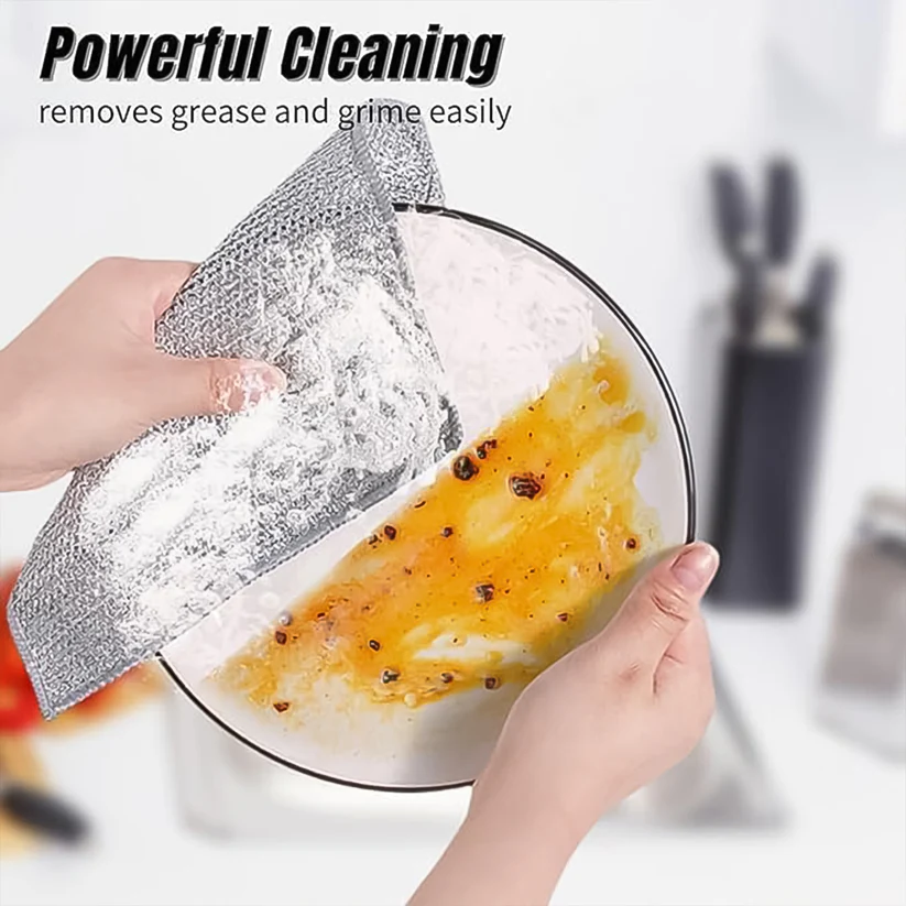 2-in-1 Vegetable & Fruit Cutter (Pack of 2) + Free Scrubber