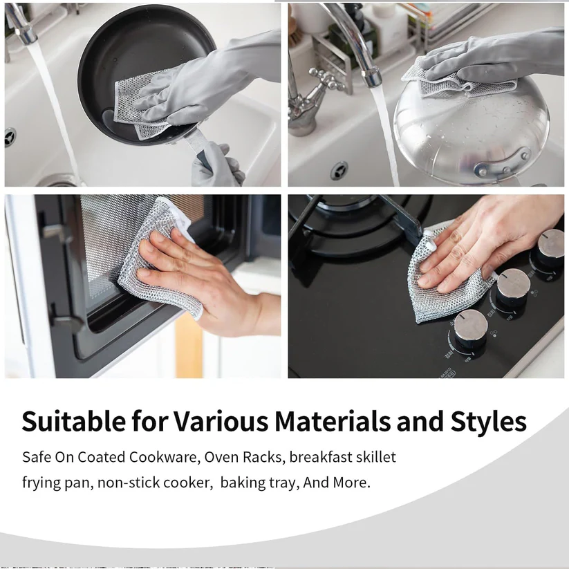 2-in-1 Vegetable & Fruit Cutter (Pack of 2) + Free Scrubber