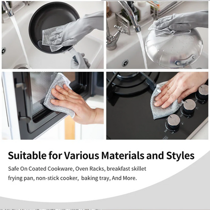2-in-1 Vegetable & Fruit Cutter (Pack of 2) + Free Scrubber