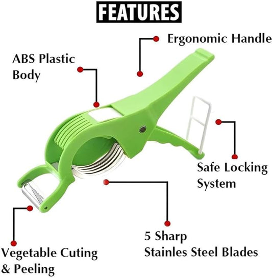 2-in-1 Multipurpose Vegetable Cutter